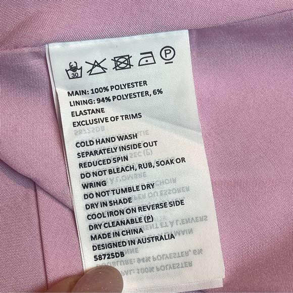 Bardot Pink Rose Details Minidress Sz L BarbieCore, Coquette, ResortWear, Fairy - Picture 9 of 16